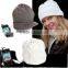 Uneed winter knitted beanie hat with headphones talk to the phone