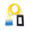 1x8 sc/apc fiber optic plc splitter