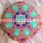 Bohemian Suzani Beautiful Round shape Cushion cover round cushion cover
