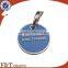 custom two side pro-enamel cheap metal plating nickle for supermarket trolley coin