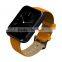 Bluetooth IPS Touched Screen Support IOS Android Smart Watch with Leather Strap