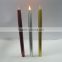 Battery operated flameless dripless led taper candle for party, festival decoration