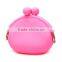 2016 Bulk cheap promotional plastic silicone unique coin purse
