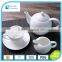 Wholesale tea pot set ceramic included tea coffee pot and cups for coffee bar