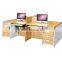 Best selling Panel Fashionable work space Dongguan 4 seat office workstation