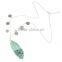 wholesale fashion chain neckalce with alloy pendant and feather charms