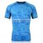 New Arrival Casual Mens compressed t-shirt polyester Camo Breathable Quick Dry T-shirt