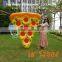 Water play equipment food pizza design pool float inflatable donut