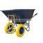 PU foam wheel high quality easy to assemble homeowner construction garden plastic wheelbarrow