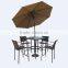 steel rattan bar set
