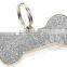 Pink Bone Dog ID Tag
