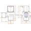plastic 3/4 fitting electric water valve 240v