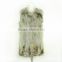 Fashion long raccoon fur vest / Real raccoon fur vest for garment / wholesale women's clothing KZ14007