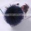 Fluffy fur Ball Pom Pom Keychain for Car Key Ring or Handbag Accessories KZ160077