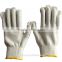 cheap mens pvc dotted white cotton work gloves