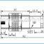 Waterproof M18 5m Through-beam photoelectric sensor with CE