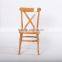 Cross Back Wooden Chair, Tuscan Kitchen Chair