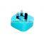 Hot Sale 2 in 1 Portable UK Plug Double USB Travel Charger for Mobile Phone, Tablet Output 3.1A