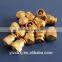 factory brass knurl nuts /brass insert nut/brass lock nut