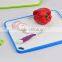 Popular 2-piece plastic chopping blocks set of cutting board