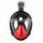 Snorkeling full face diving mask swim mask 180 degree snorkel mask