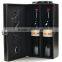 bottel leather wine carrier