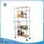 chrome storage rack / metal shelving rack