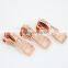 #5 Rose Gold Metal Zipper Slider Wholesale OEM zipper slider