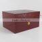 Elegant Luxury Red Special Design Wood Box for Watch with Different Size