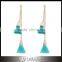 Holiday Jewelry Gold Tassel Earings