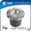 7w single color led underground light with DMX512 Compatible inground led paver light