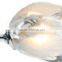 modern decoration transparent glass E14/E27 ceiling lamp