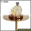 High quality stainless steel Exhibition display stand for showcase, Dirty gold decoration stool
