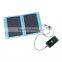 Universal Hi-tech Waterproof Solar Power Bank Portable Solar Panel Charger With Led Light