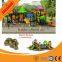 Attractive Commercial Outdoor Kids Game Castle Plastic Play Center