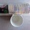 single wall 260gsm paper 18g PE coated paper cup