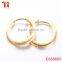 2016 simple gold earring designs for women, beautiful ear piece designed for girls, wholesale fashion jewelry stainless steel