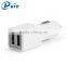 CE FCC ROHS Approved 2.4A/3.1A Quick Charge Car Charger 2 USB Port ABS+PC Material For iPhone 6 iPad Samsung