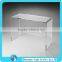 Stackable waterfall clear table set nesting transparent acrylic tables