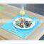Multi Function Leather Freeform Serving Tray Size Custom Food Serving Tray