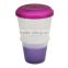 Good Quality 2 in 1 Take It To Go Container Milk Cereal To Go Pp Plastic Cup