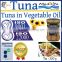 Tuna Fillets in Vegetable Oil ,Canned of Tuna Fillet in Vegetable Oil, Tuna Fillets in Vegetable Oil Tin, Tuna, 300 g.
