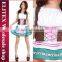 Lady's sexy lingerie japanese latex maid costume