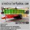heavy-duty caged tilting trailer