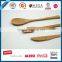 Promotional bamboo biodegradable cutlery spoon fork and kinfe set