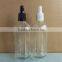 China 100ml CLEAR Glass Dropper Bottles AMBER Essential Oil Bottle Ejuice Bottle for e Liquid Flavor