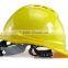 Hot sell V gard safety helmet ABS high strength safety helmet with ventilation holes