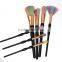 New design calabash handle makeup brushes more comfortable feeling