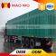 Double used utility flatbed container semi trailer