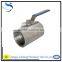 Factory Supply 2pc Stainless Steel Ball Valve with handle
